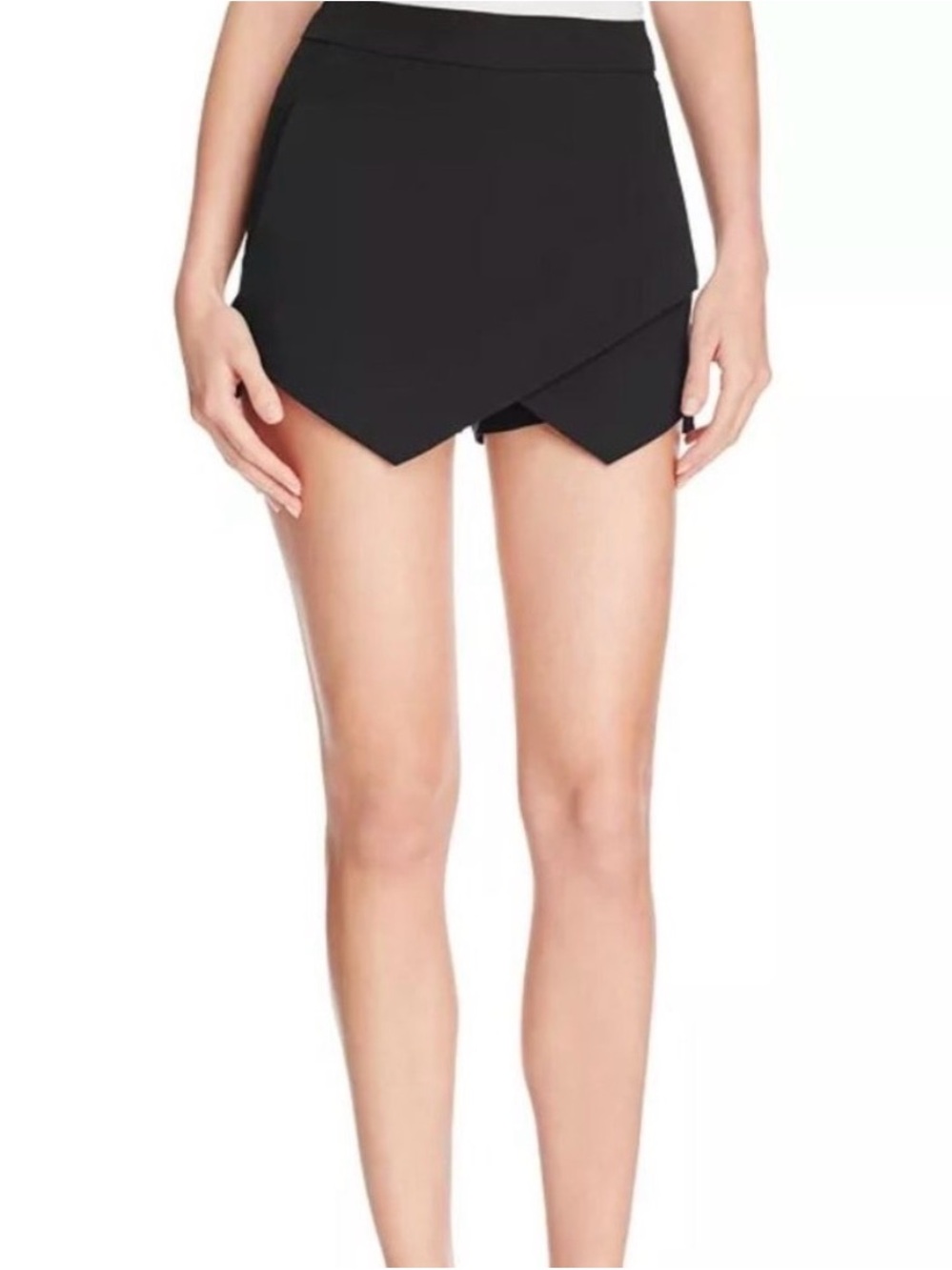 Aqua Black Envelope Skort